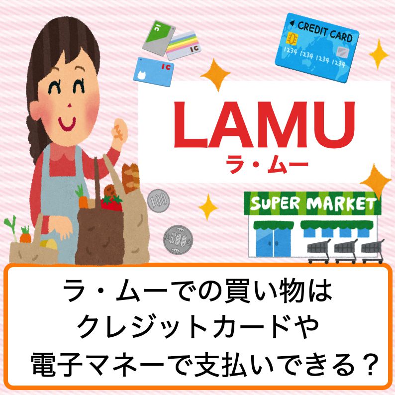 ラ ムーは現金払いだけ クレジットカード 電子マネーが使えるか解説 ブラックリストのキリンです